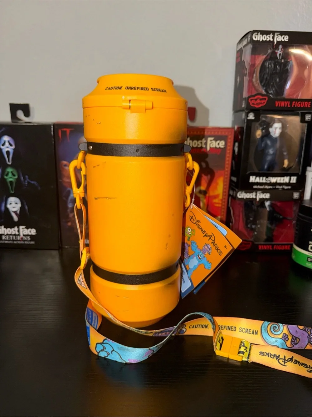 Disney Yellow Insulated Party Drink Container with Themed Strap